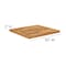Flash Furniture 30" Square Butcher Block Style Table Top XU-BB30SQ-GG - alternate 7